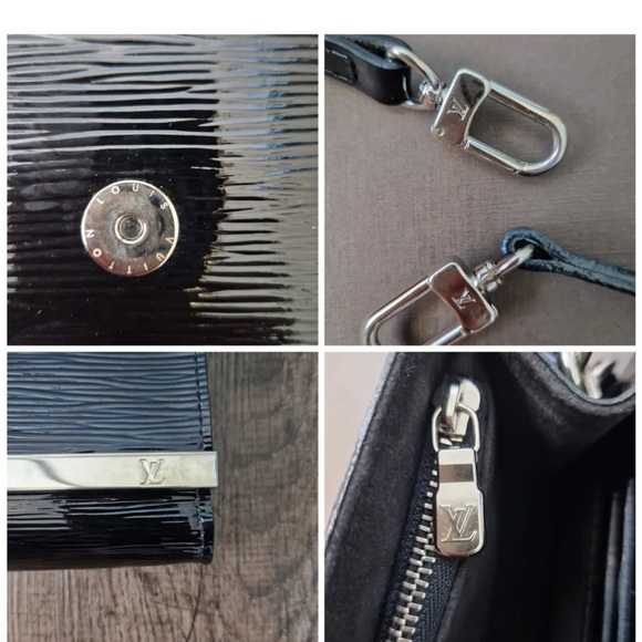 Louis Vitton clutch black patent epi leather in excellent condition - Picture 5 of 10